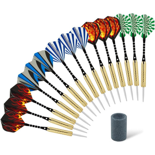 15 Pack Professional Darts for Precision Play 18 Grams 1