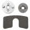 4Pcs Disc Brake Piston Caliper Non Slip High 15