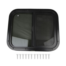 RV Push Pull Window Rounded Corner Waterproof