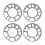 4Pcs Car Wheel Spacer Widen Refit Hub Gasket 1