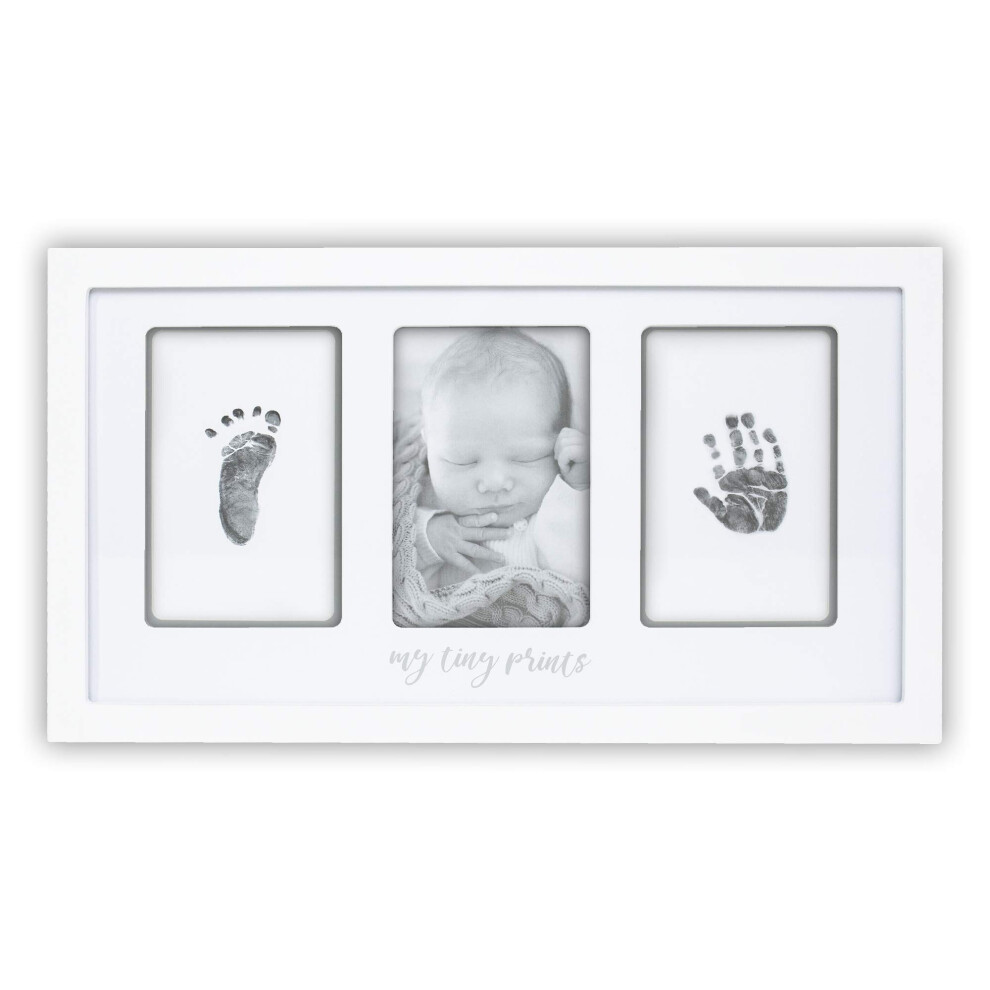 Baby Hand And Footprint Kit For Keepsake Memories White