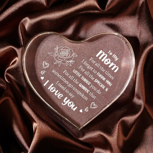 Acrylic Keepsake for Mothers Day 3.9x3.9 Inch 1