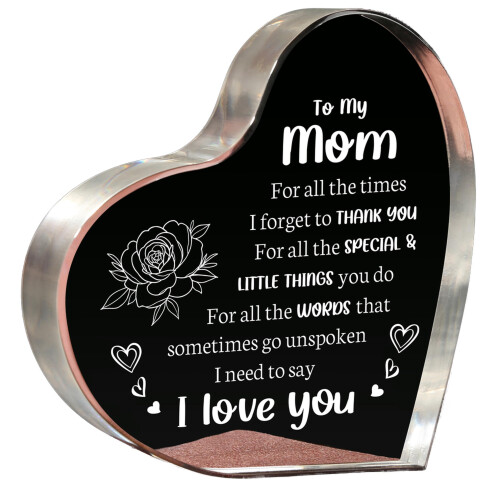 Acrylic Keepsake for Mothers Day 3.9x3.9 Inch