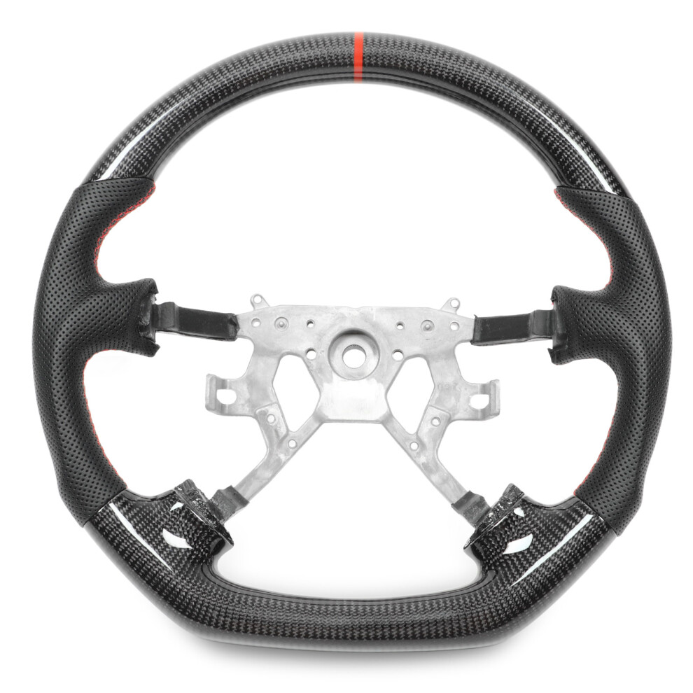 Carbon Fiber Steering Wheel Perforated Leather 9121376840449