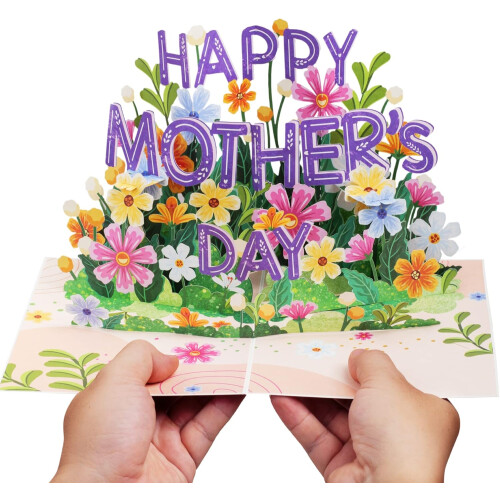 Pop Up Card for Mother's Day Gift 8' x 6' 1