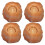 4 Pack Himalayan Tea Light Candle Holder Hand Crafted Original 2.2lbs Each 1