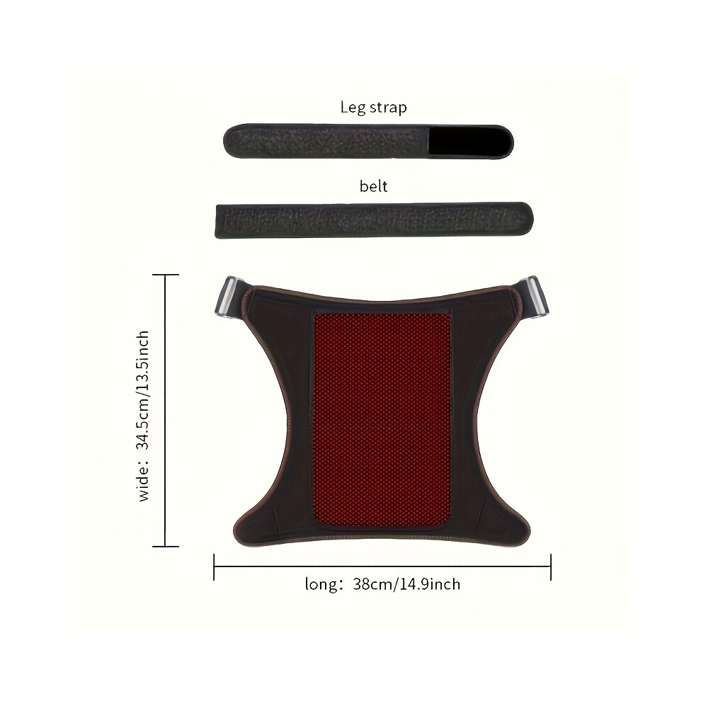 Closkye (Heating) Unisex Adjustable Heated Hip Massager With Vibration & Thigh Support - Usb-Powered Warmth For Daily Use, Hand Washable, Ideal Gift