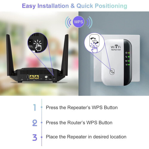 WiFi Extender for Home Internet Booster Signal Amplifier 1