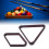 Billiard Ball Rack Set 9 Ball Stand Triangle Ball 12