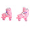 2 in 1 Roller Skates Pink Roller Skates for Kids 8