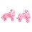 2 in 1 Roller Skates Pink Roller Skates for Kids 9