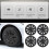 4pcs 18in Wheel Hub Cover Symmetrical Fully Wrap 5