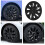 4pcs 18in Wheel Hub Cover Symmetrical Fully Wrap 9