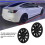 4pcs 18in Wheel Hub Cover Symmetrical Fully Wrap 4