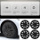 4pcs 18in Wheel Hub Cover Symmetrical Fully Wrap 5