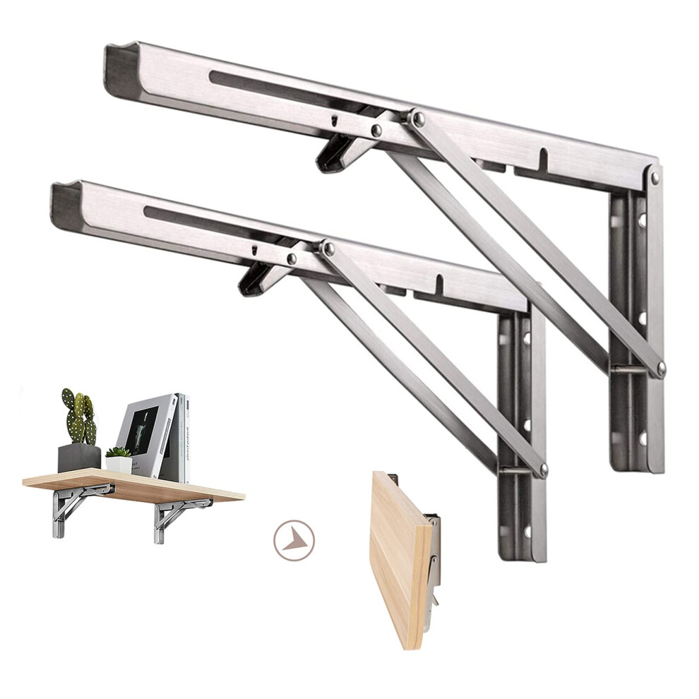 2 Pack Shelf Brackets For Diy Shelves For Table 18 Inch 6493810878992