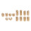 Brass Wheel Spoke Balance Weights Precise Design 2