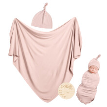 1 Set Super Soft Stretchy Swaddle Blanket for born Essentials 47 x 47 Inch