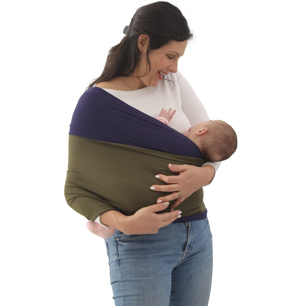 Baby Wrap Carrier for born Infant up to 35 lbs.