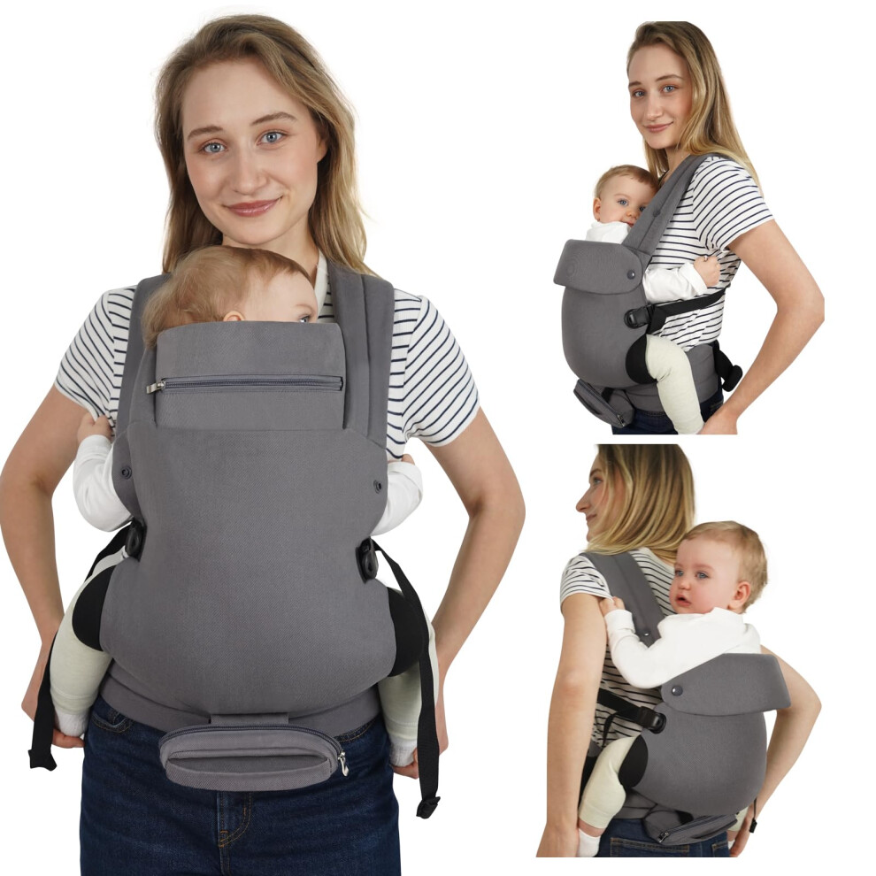 Ergonomic Breathable Baby Carrier for born to Toddler Backpack 7-44lbs
