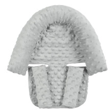 Baby Head Support and Strap Covers for Carseat Canopy Strollers and Carrier Bouncers