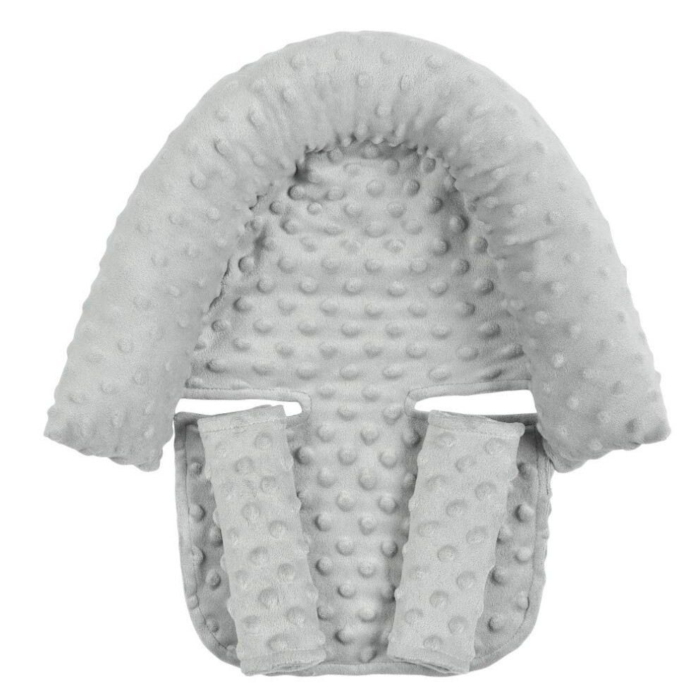 Baby Head Support and Strap Covers for Carseat Canopy Strollers and Carrier Bouncers