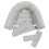 Baby Head Support and Strap Covers for Carseat Canopy Strollers and Carrier Bouncers 2