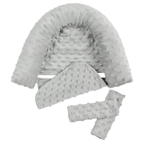 Baby Head Support and Strap Covers for Carseat Canopy Strollers and Carrier Bouncers 1