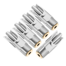 5 pieces pig drinker automatic feeding water tools for piglets splashproof design robust construction for pig drinking nozzle