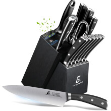 15 PCS Knife Set Forged German Stainless Steel Rust Proof Kitchen Dishwasher Safe