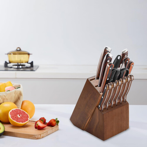 14-Piece Universal Knife Block for Kitchen Storage 1