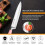 9 Pieces Pink Sharp Non-Stick Coated Knife Set for Cutting Slicing and Dicing Chopping 2