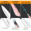 9 Pieces Pink Sharp Non-Stick Coated Knife Set for Cutting Slicing and Dicing Chopping 3