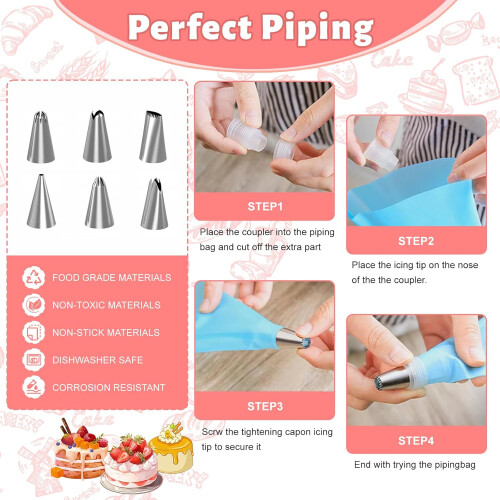 207 PCS Cake Decorating Kit for Baking 2