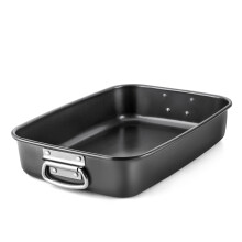 Nonstick Lasagna Pan Baking Pan for Oven with Stainless Steel Handles 15x10'
