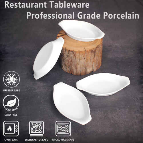 4 Set Small Baking Dishes for Kitchen Home Use 8.3 Inch 1