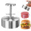Stainless Steel Adjustable Burger Press Patty Maker for Vegetable and Meat 4.5' 1