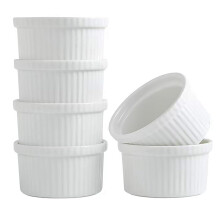 6 Set Oven Safe Ramek for Baking Dessert 8 Oz