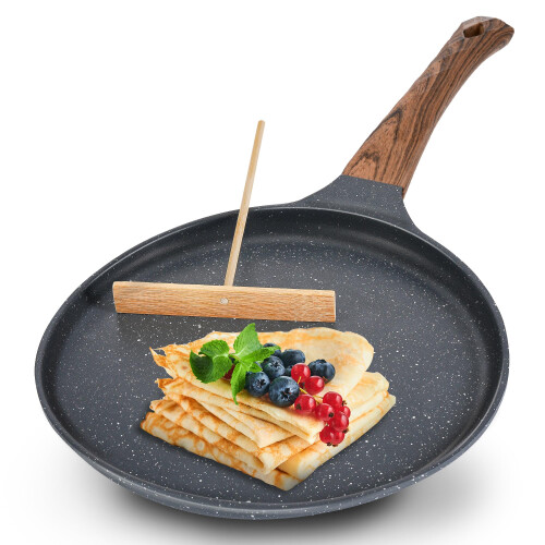1 Pan Nonstick Ceramic Coating Crepe Pan for Pancake 9.5 Inch
