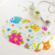 Non-Slip Bath Mat for Bathroom and Shower Machine Washable Easy Dry Anti-Slip 15.5 x 27 Inches