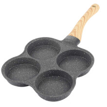 Non Stick Egg Frying Pan Breakfast Pancake Maker for Induction Cooker Gas Stove 4 Hole