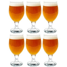6 Set Large Glass for Craft Brews or Water 13.5 Ounce