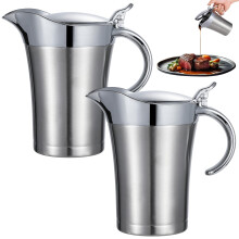 2 PCS Insulated Gravy Boat for Family Dinner Kitchen 27 oz