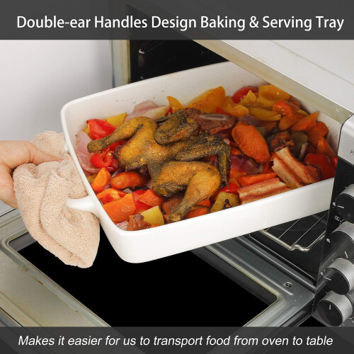 Rectangular Baking Pan for Cake Lasagna 3.6 Quart 2