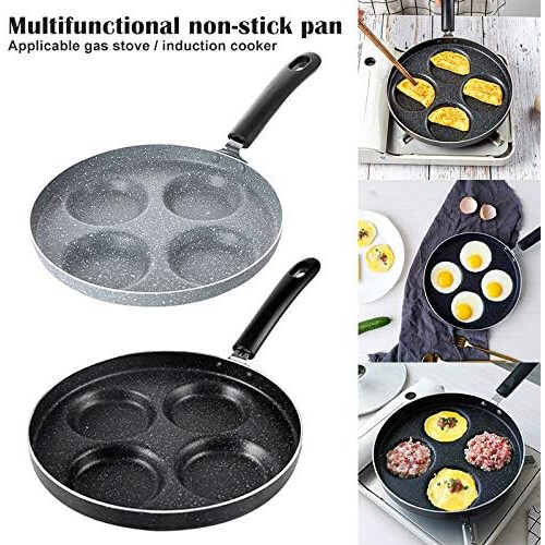 Mini Nonstick Four-Hole Fried Pan for Pancakes Breakfast Omelette 1