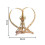 3D Wedding Guest Book Wooden Transparent Heart Shape Frame Drop Box 3