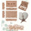 3D Wedding Guest Book Wooden Transparent Heart Shape Frame Drop Box 2