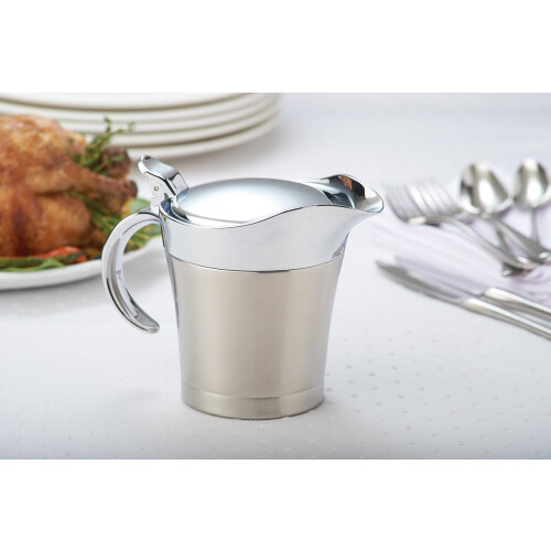 Stainless Steel Gravy and Sauce Container for Kitchen Use 2