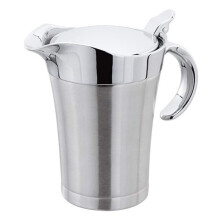 Stainless steel double ulated sauce jug ideal for gravy boat 750ml
