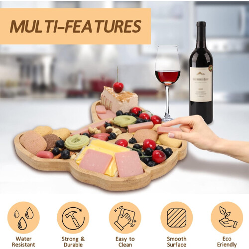 Extra Large Bamboo Funny Cheese Board for Housewarming Party 2